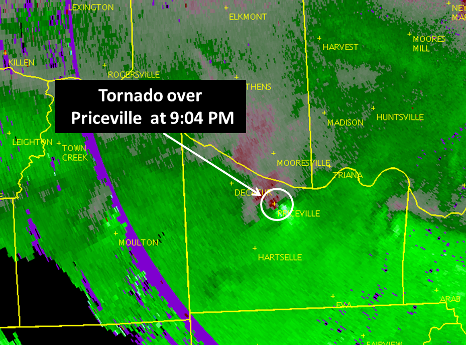 NWS Huntsville Tornado Severe Weather on March 3031st