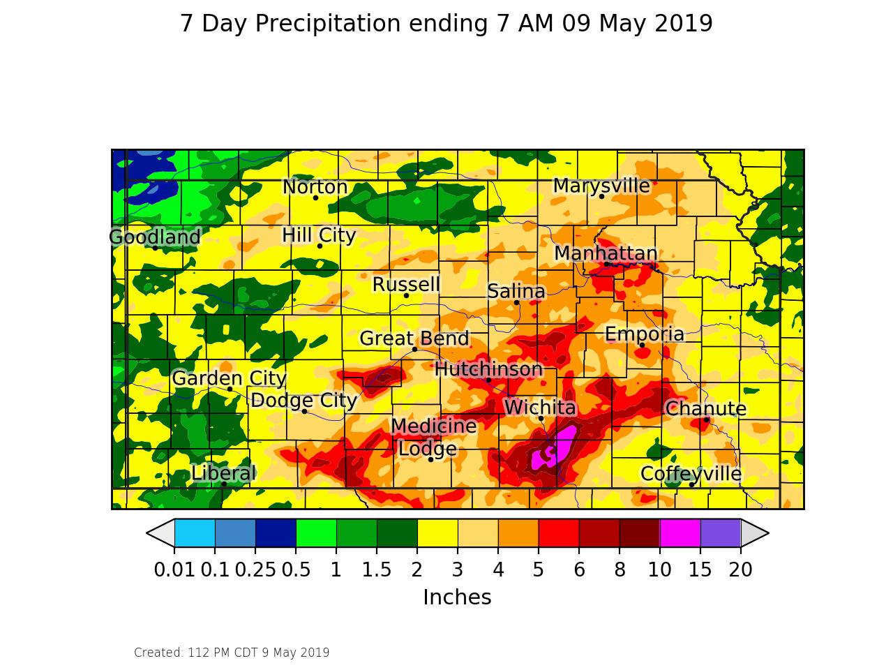 Significant flooding across south central Kansas