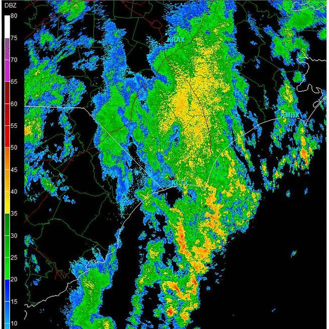Radar Loop Tuesday 28 September 2010