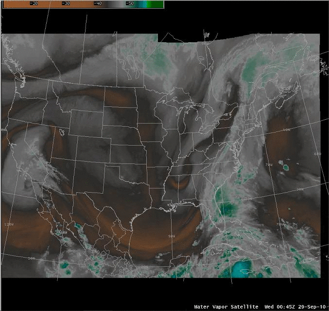 Water Vapor Loop 29 September 2010