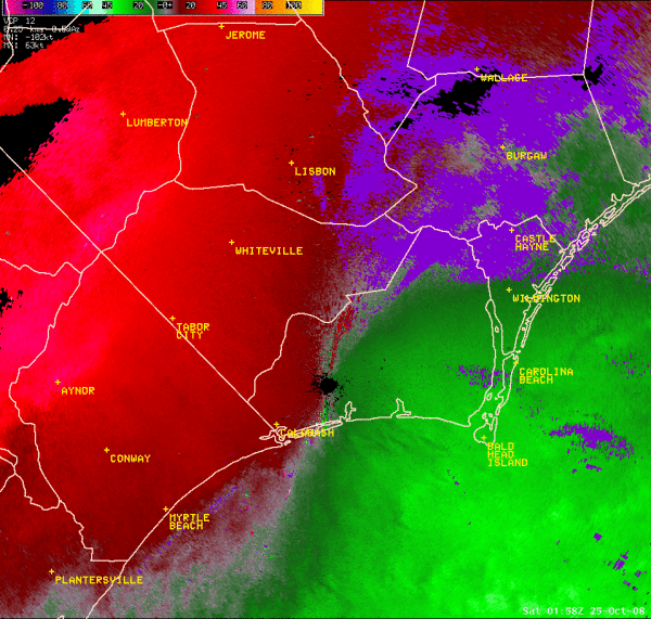 an animation of the radar velocity loop