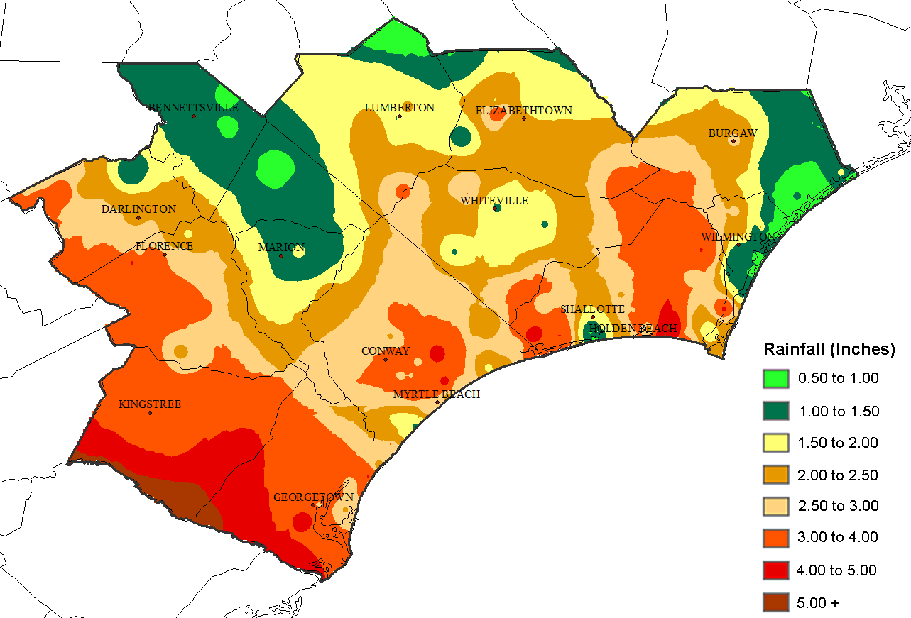 Hurricane Irma Rainfall Totals