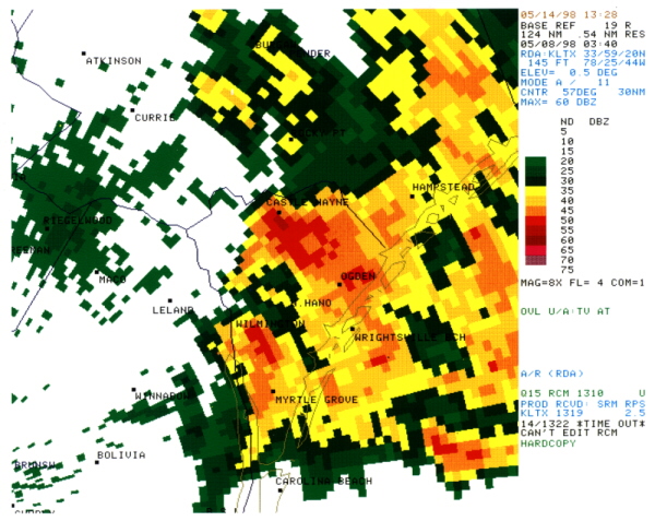 5/7/98 Reflectivity Image