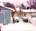 Snow in Burgaw, North Carolina from the Christmas 1989 Snowstorm.  Photo by Rick Beacham.