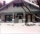 Snow in Burgaw, North Carolina from the Christmas 1989 Snowstorm.  Photo by Rick Beacham.