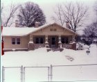 Snow in Burgaw, North Carolina from the Christmas 1989 Snowstorm.  Photo by Rick Beacham.