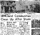 SENCland Communities Clean Up After Storm. Wilmington, NC News. September 29, 1958