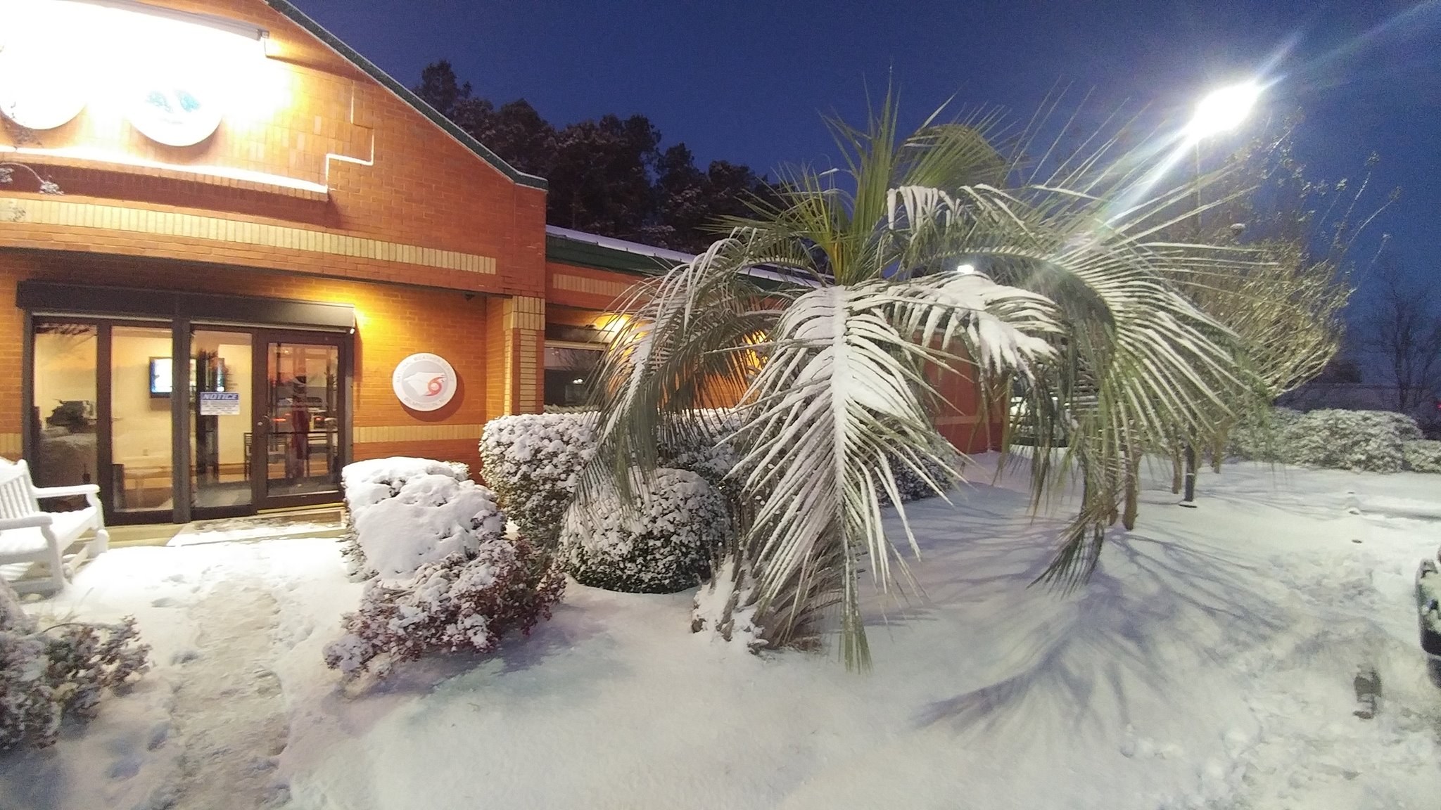 National Weather Service Wilmington office after 3.8 inches of snow!