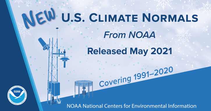 New NOAA Climate Normals 
