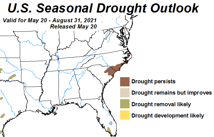 CPC Seasonal Drought Outlook