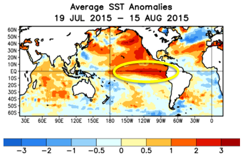 Fenômeno climatológico El Niño 2015-2016 começa a enfraquecer - Rádio  Sentinela do Vale