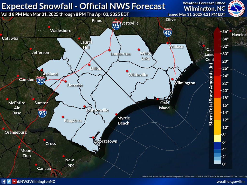 Winter Weather NWS Wilmington NC