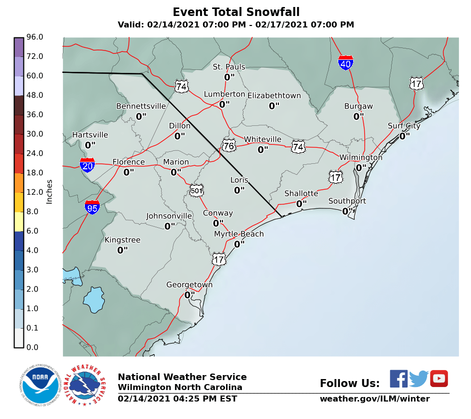 Weather Briefing for Southeast NC & Northeast SC