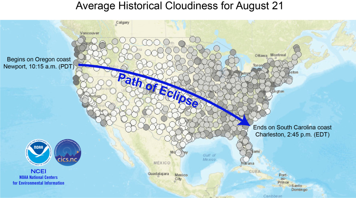 Loop of the Great American Eclipse of 2017