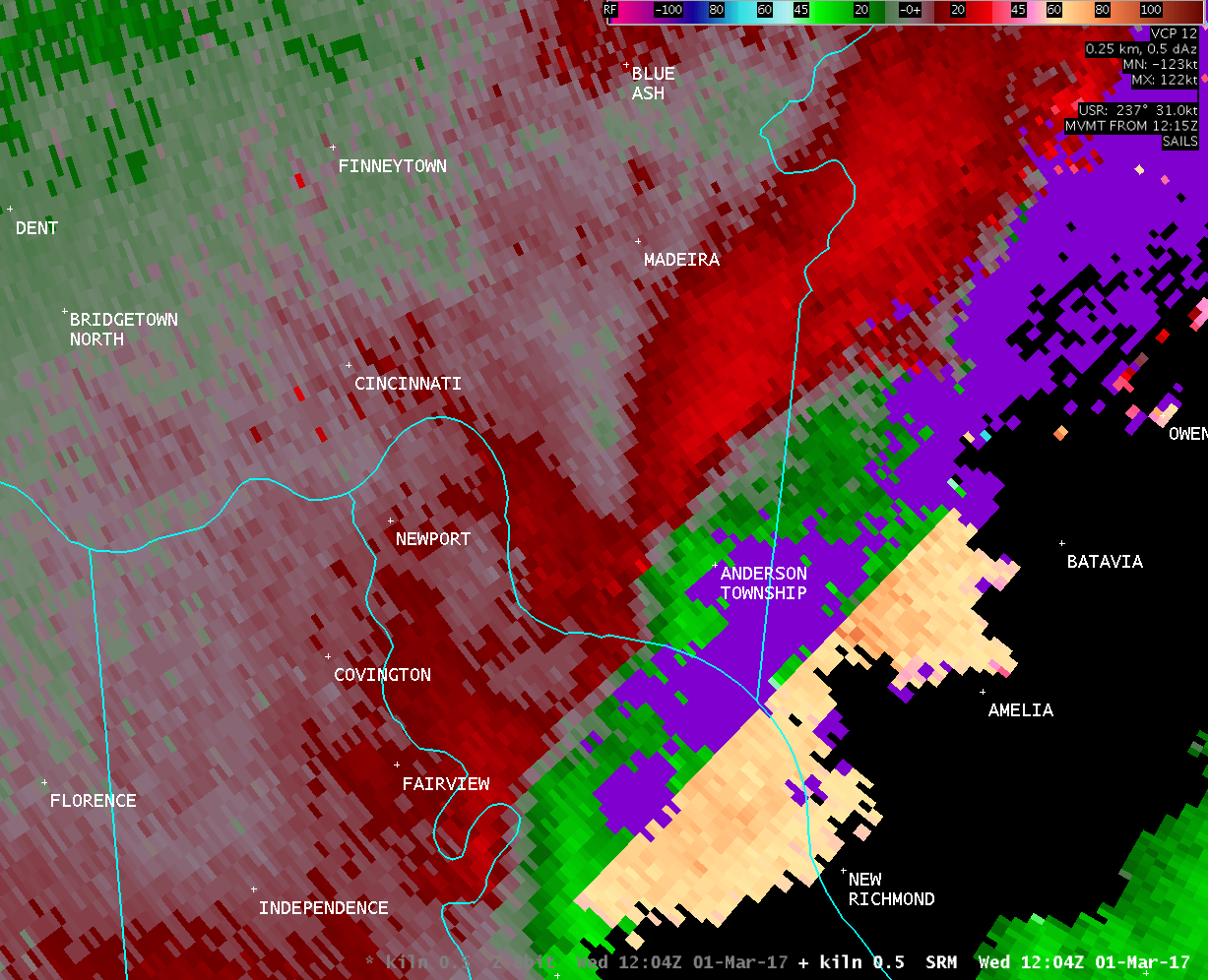 Tornado in Anderson Township, Ohio