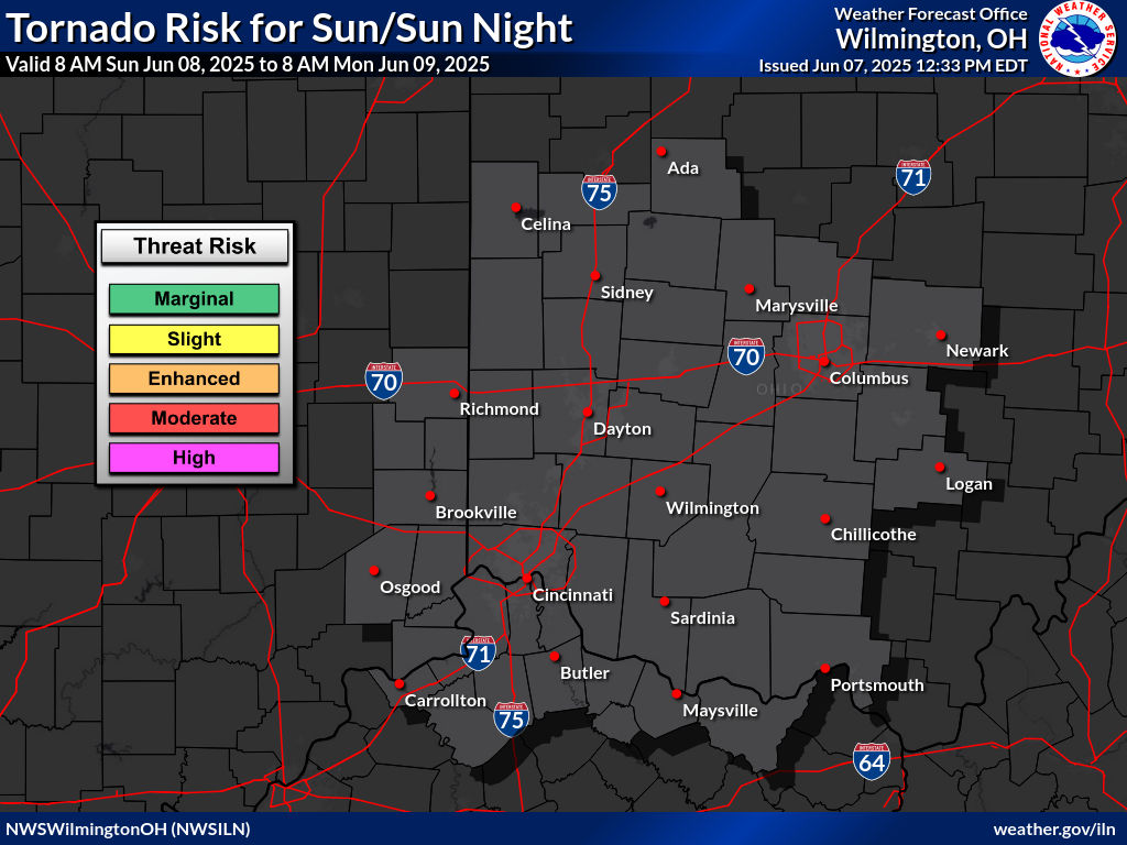 severe weather outlook for today