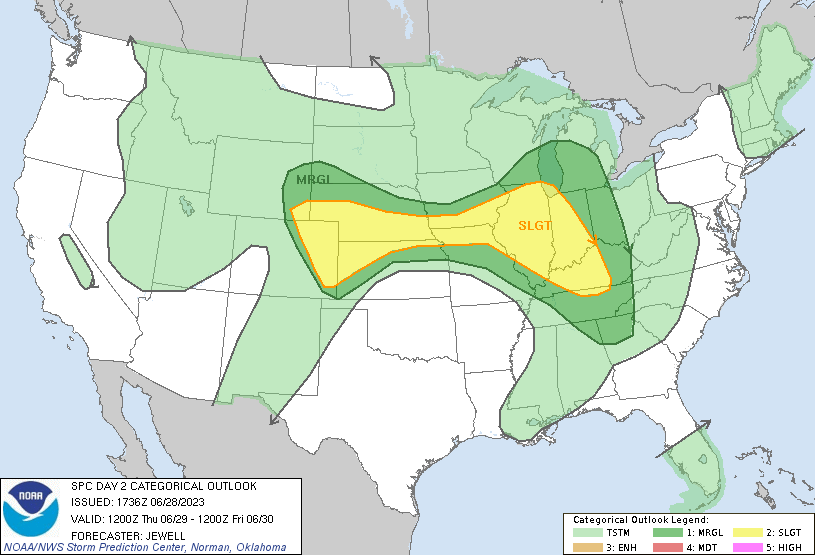 SPC Day 2 Probabilistic Outlook