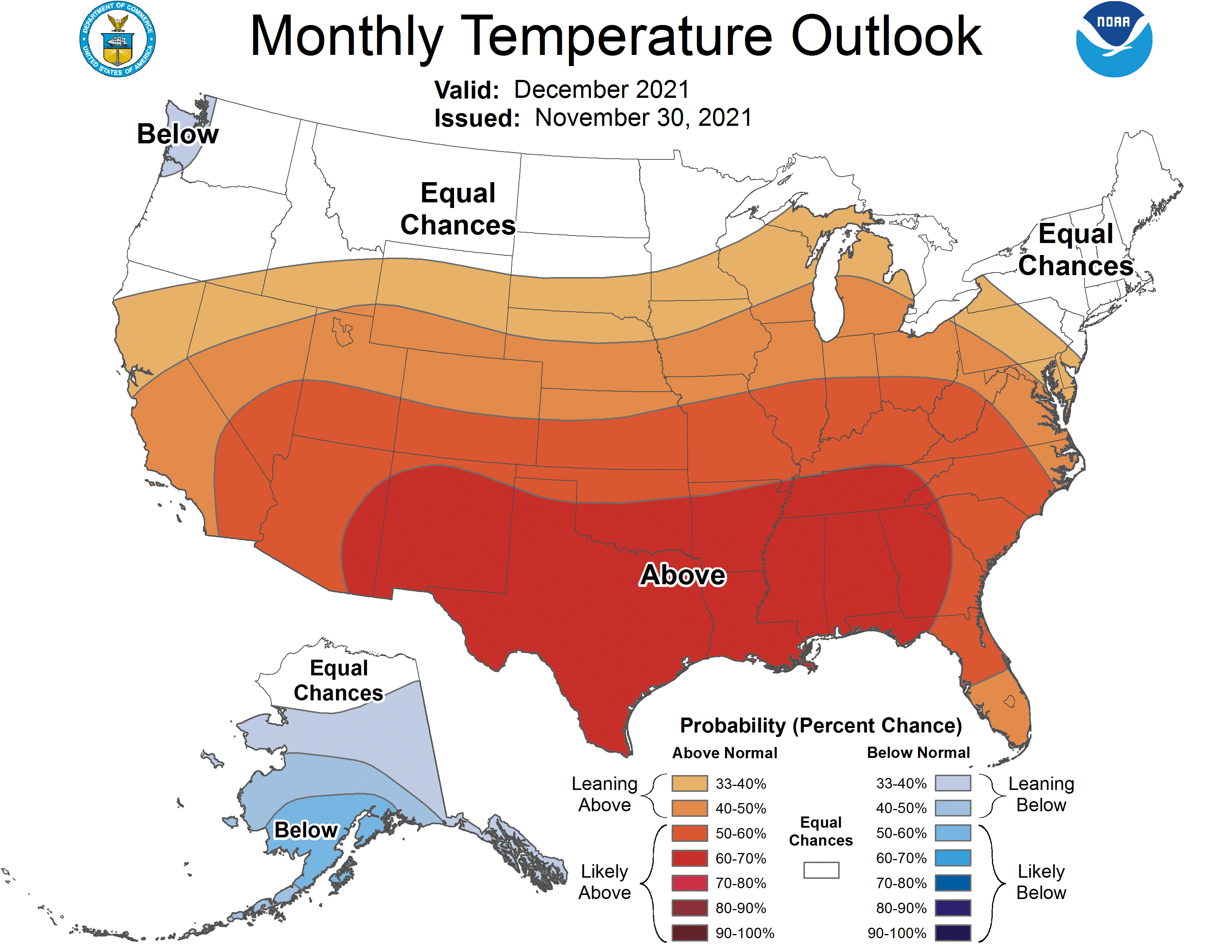 Nov 2021 Temperature Outlook