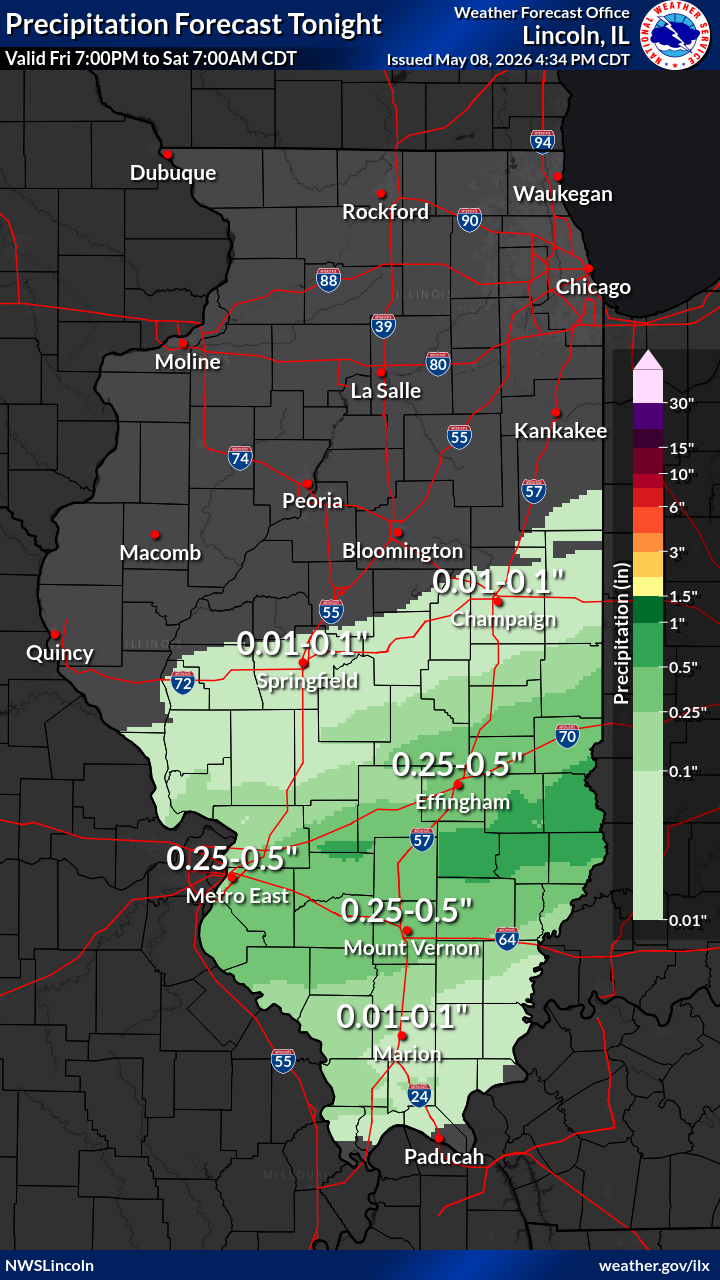 Tonight's QPF