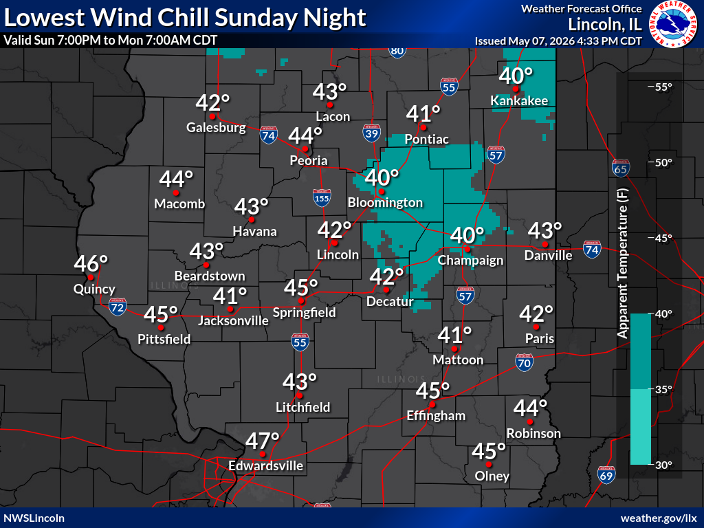 Min wind chill Day 4 night
