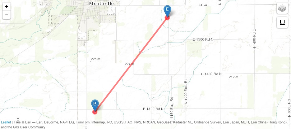 Monticello Track Map