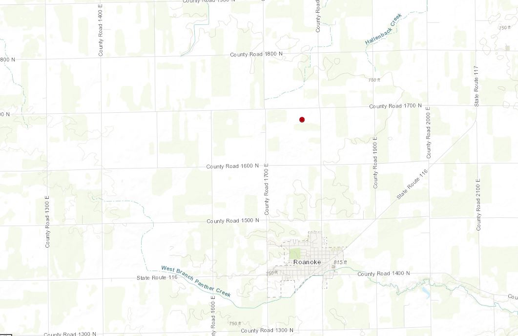 Track Map for Roanoke tornado