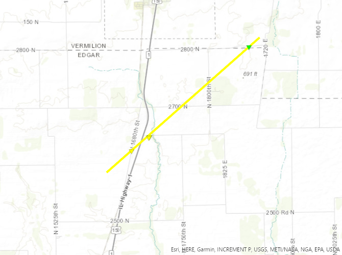 Edgar County track map