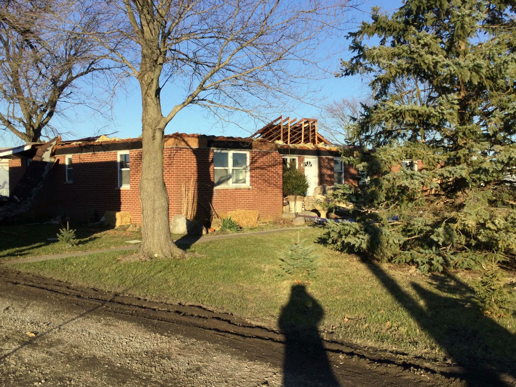 Damage north of Mattoon