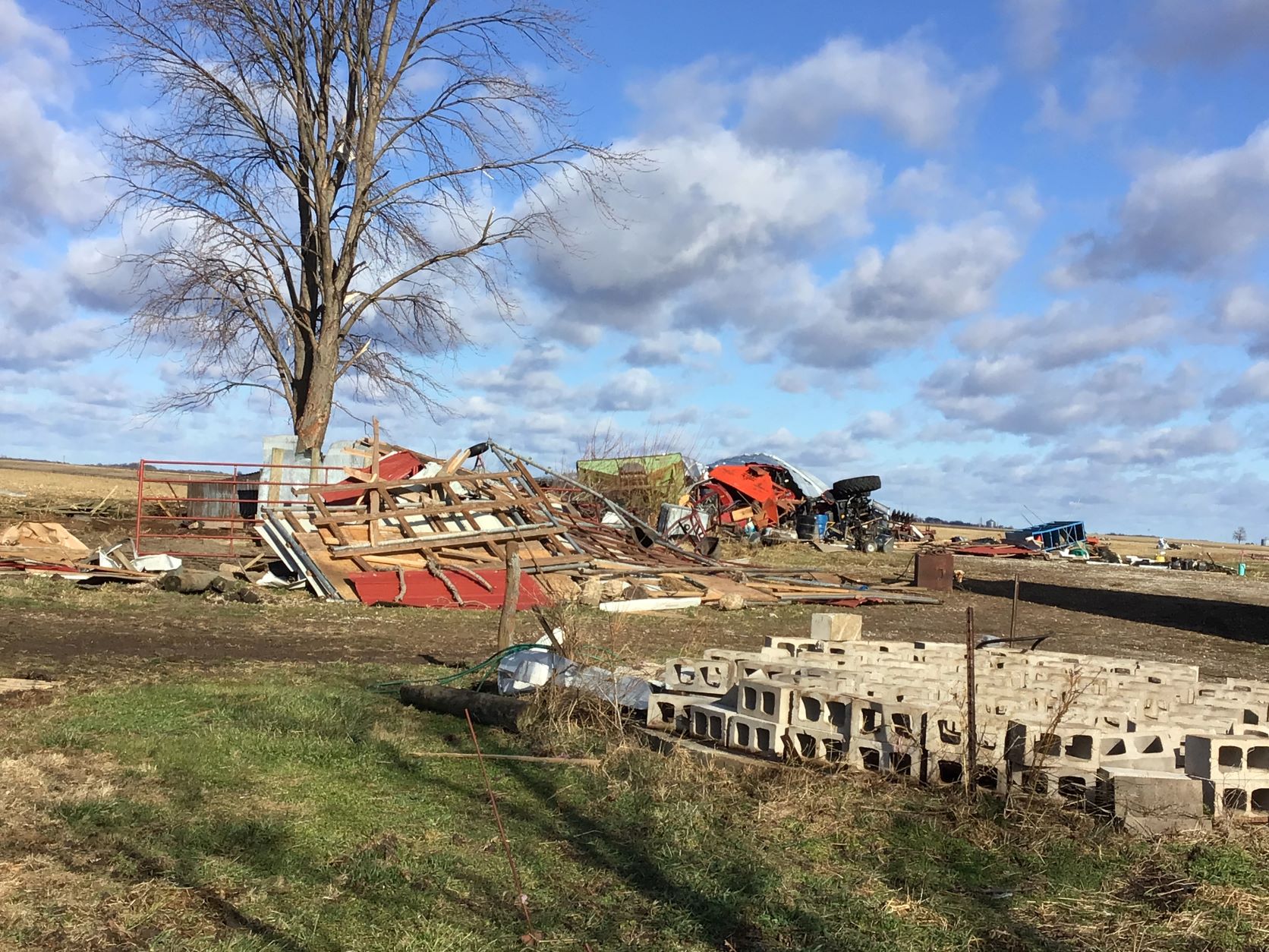 Damage south of Virginia