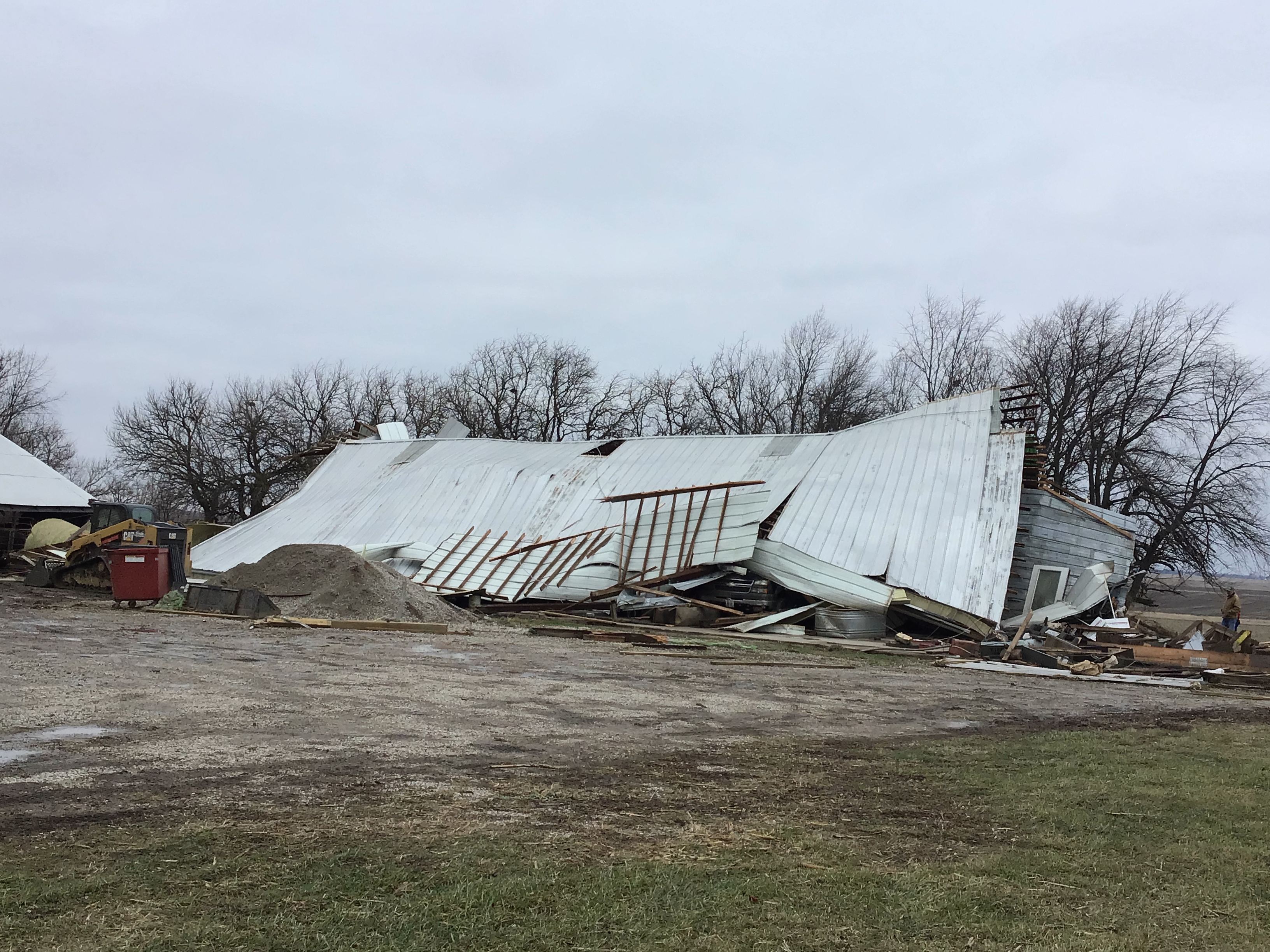 Barn collapsed