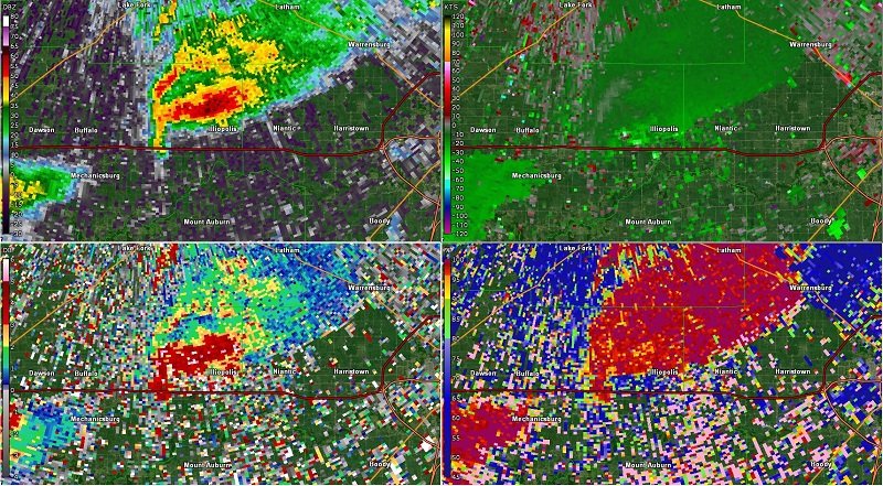 Radar Image from 3:48 pm