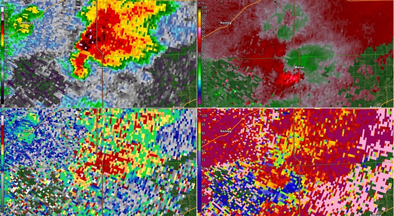 Radar Image from 4:29 pm