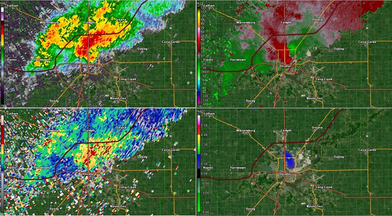 Radar Image from 5:59 pm