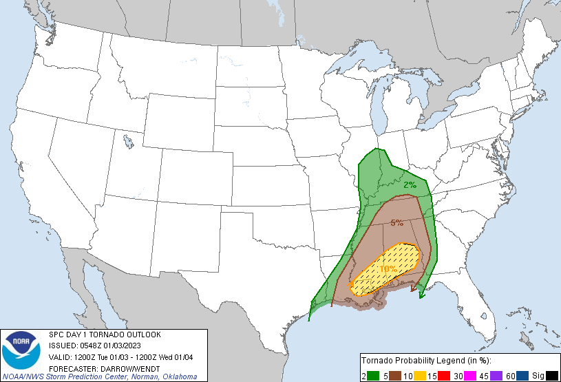 6 am tornado outlook