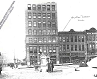 Weather kiosk in downtown Peoria.  Photo courtesy of Peoria Historical Society, Bradley University Collection.