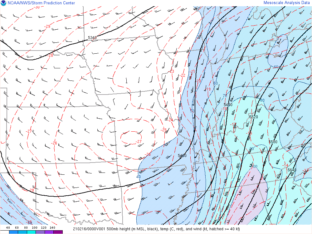 Environment - 500mb at 7pm