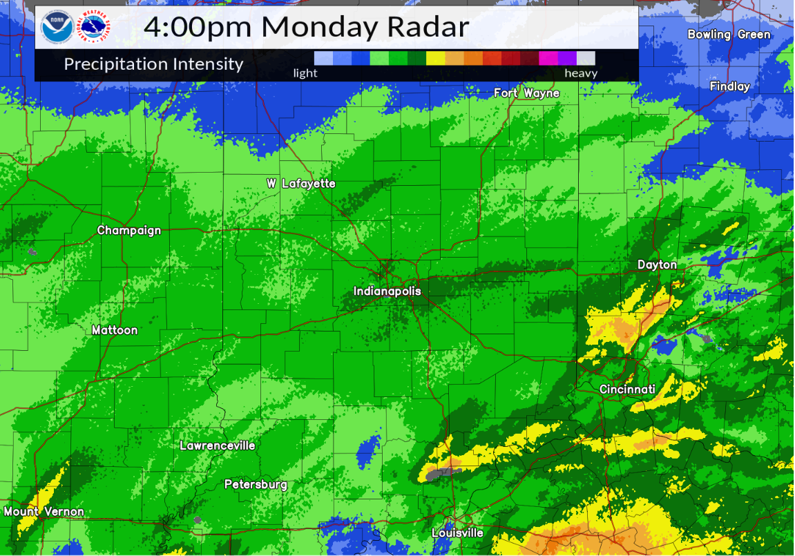 Environment - Radar at 4pm