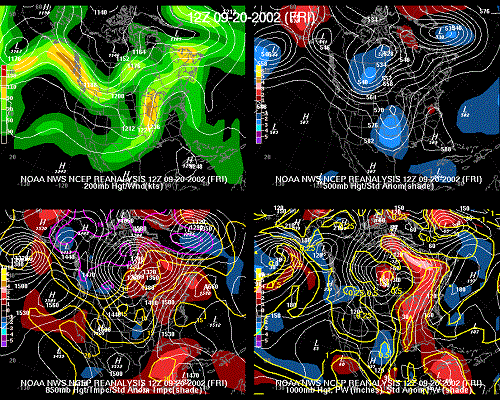 Weather Setup Map