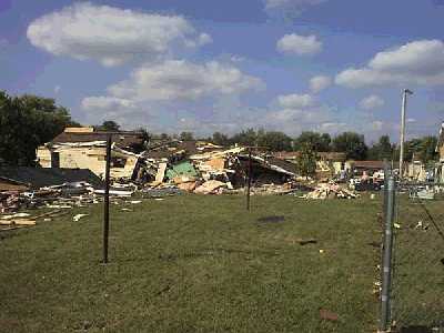 Ellettsville Tornado Damage