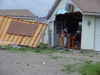 Tornado Damage - Gaston Delware County