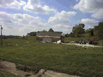 Martinsville Tornado Damage