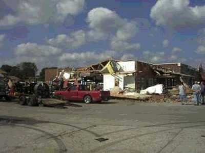 Martinsville Tornado Damage