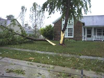 Martinsville Tornado Damage
