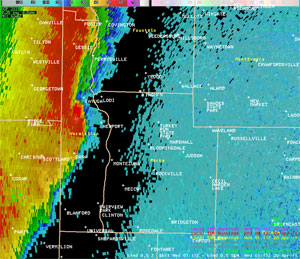 Radar image - Click to Enlarge