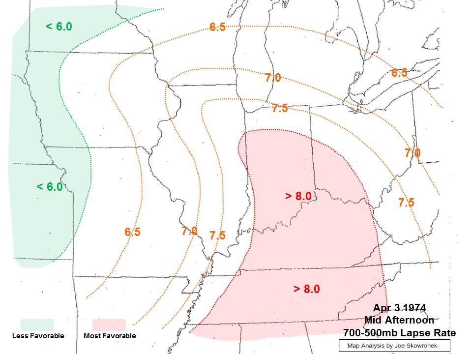 Environment - Mid Level Lapse Rates