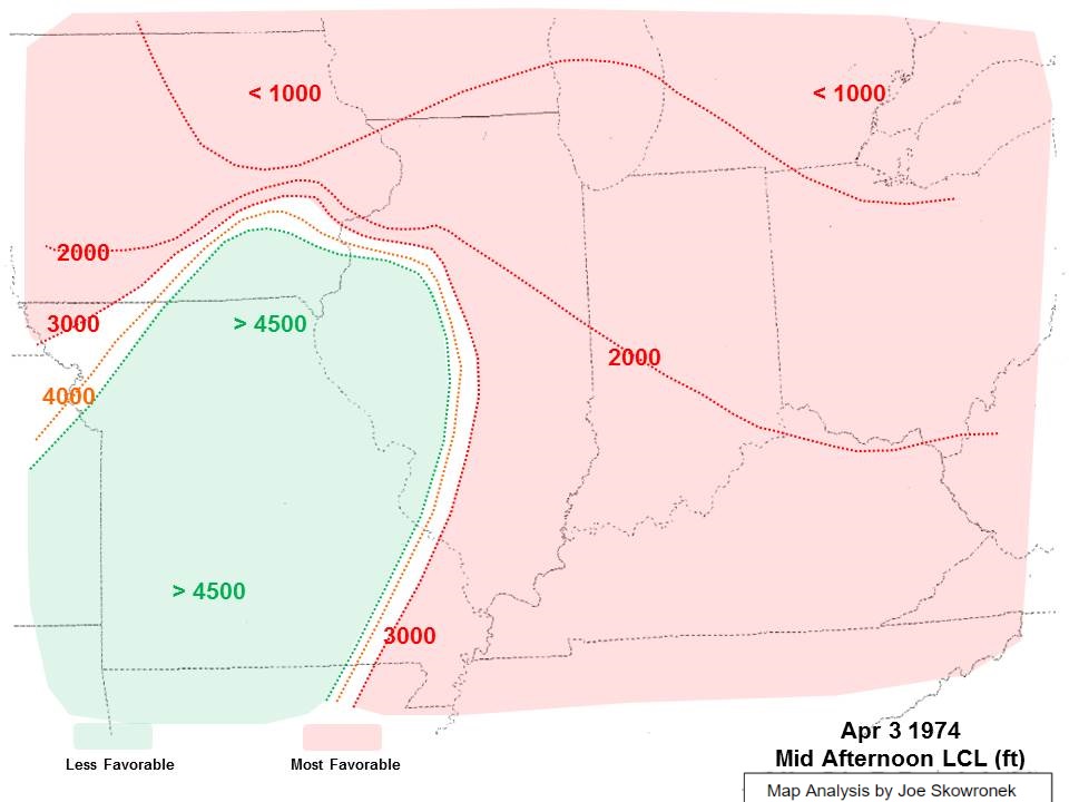 Environment - Mid Afternoon Lifted Condensation Levels (LCLs)