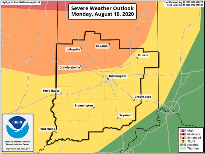 SPC Day 1 Categorical Outlook, Late Morning Issuance