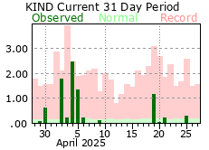 31 Day Precipitation Plot