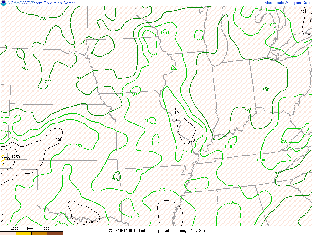 Environment - LCL heights at 10 AM EDT