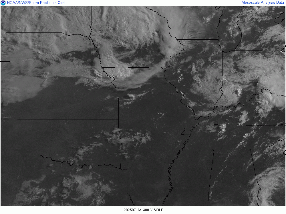 Loop of Visible Satellite